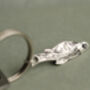Silver Sardine Keyring Bag Charm, thumbnail 4 of 6