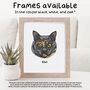 Personalised Dog Face Portrait Print, Dog Lover Gift, thumbnail 11 of 11