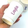 Birthday Party Cups With Names 12oz Recyclable, thumbnail 3 of 8