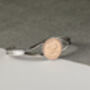 1956 70th Birthday Farthing Coin Bangle, thumbnail 1 of 2
