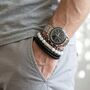 Men’s Personalised Air Sign Zodiac Bead Bracelet, thumbnail 1 of 5