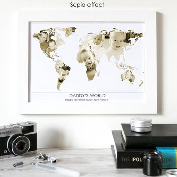 Personalised Dad's World Photo Gift Map, 11 of 12