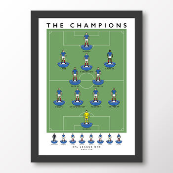 Portsmouth Fc The Champions 23/24 Poster, 7 of 7