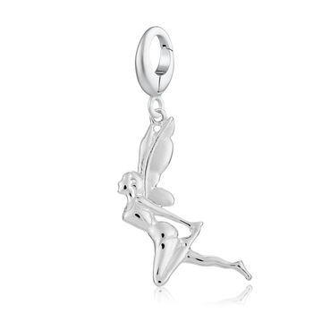 Sterling Silver Fairy Charm Necklace, 7 of 8