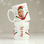 Personalised Photo Christmas Elf Mug, thumbnail 4 of 7