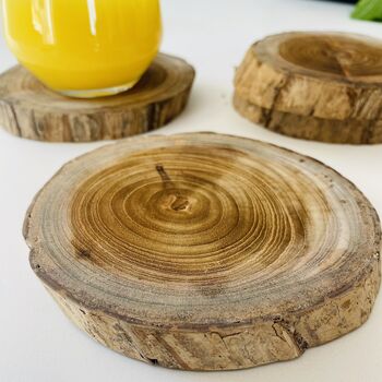Wooden Coasters Set Four, 2 of 6