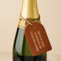 Personalised Leather Bottle Label, thumbnail 1 of 5
