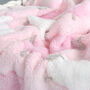 Personalised Baby Sheep Pink Blanket, thumbnail 2 of 6