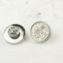 Personalised 70th Birthday Sixpence Tie Or Brooch Pin, thumbnail 1 of 5