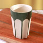G Decor Colour Arches Handmade And Hand Painted Ceramic Tumblers, Cups And Mugs, thumbnail 8 of 8