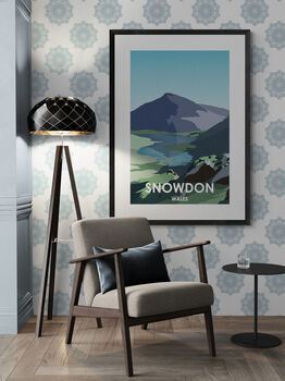 Three Peaks Challenge Art Prints Ben Nevis Snowdon Scafell Pike, 11 of 11