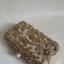 Gold Silk Handcrafted Clutch Bag, thumbnail 2 of 9
