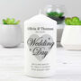 Personalised On Your Wedding Day Pillar Candle, thumbnail 1 of 4