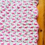 Handmade Flamingo Mini Scallop Quilt, thumbnail 2 of 7