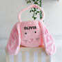 Personalised Fluffy Long Ear Easter Egg Hunt Basket, thumbnail 3 of 9