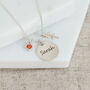 Personalised Sterling Silver Sagittarius Necklace, thumbnail 4 of 7