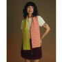 Scattered Dots Wool And Cashmere Scarf Pink And Yellow, thumbnail 2 of 2