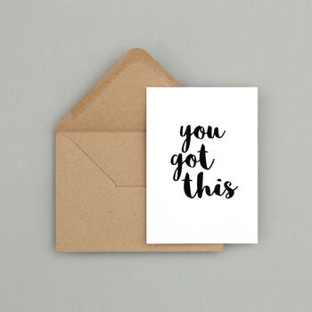 'You Got This' Card, 2 of 3