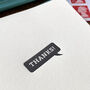 'Thanks' Speech Bubble Letterpress Notecards, thumbnail 2 of 3