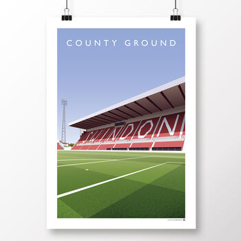 Swindon Town County Ground Poster, 2 of 7