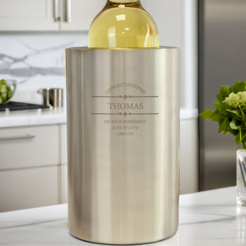 Personalised Diamond Design Wine Cooler, 5 of 6