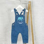 Elephant Dream Big Personalised Baby/Kids Dungarees, thumbnail 1 of 3