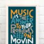 Music Is The Answer Print, thumbnail 8 of 11