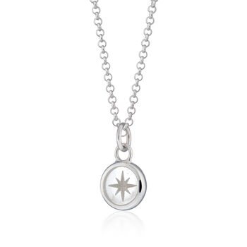 White Star Resin Capture Necklace, 8 of 11