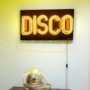 'disco' Typographic Neon Light Sign By Brilliant Neon ...