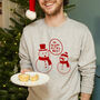 'The Vegan's Ate My Nose' Snowman Christmas Jumper, thumbnail 3 of 9