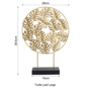 New Design! Gold Turtle Leaf Ornamental Sculptures, thumbnail 3 of 5