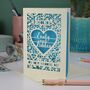 Personalised Papercut 'On Your Wedding Day' Card, thumbnail 7 of 10