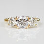 Round Brilliant Cut Lab Grown Diamond Engagement Ring, thumbnail 1 of 3