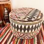 Tribal Design Bohemian Footstool Pouffe, thumbnail 3 of 7