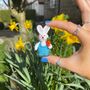 Easter Hand Blown Glass Bunny, thumbnail 9 of 11