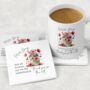 Teacher Thank You Mug – Personalised Floral Gift With Quote, thumbnail 6 of 10