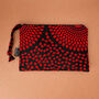 Large African Print Zip Pouch | Shope Print, thumbnail 5 of 7