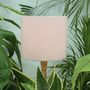 Linen Light Dusty Pink Lampshade, thumbnail 1 of 9