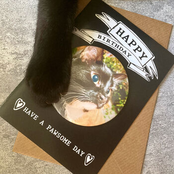 Personalised Photo Pet Birthday Card, 4 of 5