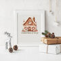 Gingerbread Home Christmas Print, thumbnail 2 of 6