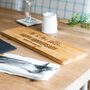 Personalised Kitchen Bamboo Serving Board, thumbnail 4 of 5