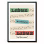 Monuments Cycling Poster 'Liege Bastogne Liege', thumbnail 1 of 8