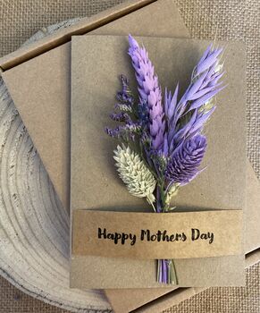Dried Flowers Mothers Day Card, 2 of 3
