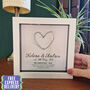 Personalised 6th Anniversary Gift Framed Iron Heart, thumbnail 2 of 7