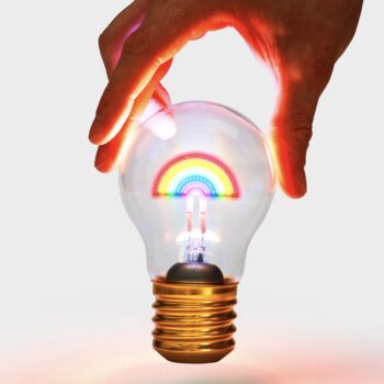 Cordless Edison Rainbow Lightbulb, 2 of 2