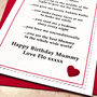 Personalised Birthday Card From Your Baby, thumbnail 2 of 2