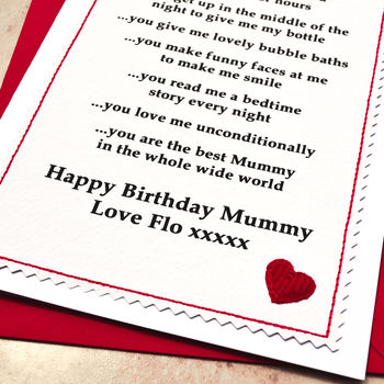 Personalised Birthday Card From Your Baby, 2 of 2