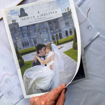 First 'Paper' Wedding Anniversary Newspaper, 4 of 11