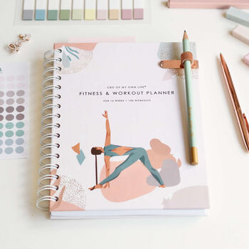 Meal And Fitness Planner | 12 Week Fitness Journal, 2 of 8