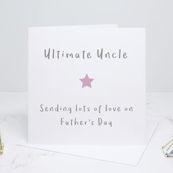Ultimate Uncle Father's Day Card, 3 of 3
